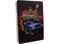 LIBRETA EFECTO 3D POSTER BTTF 2 REGRESO AL FUTURO