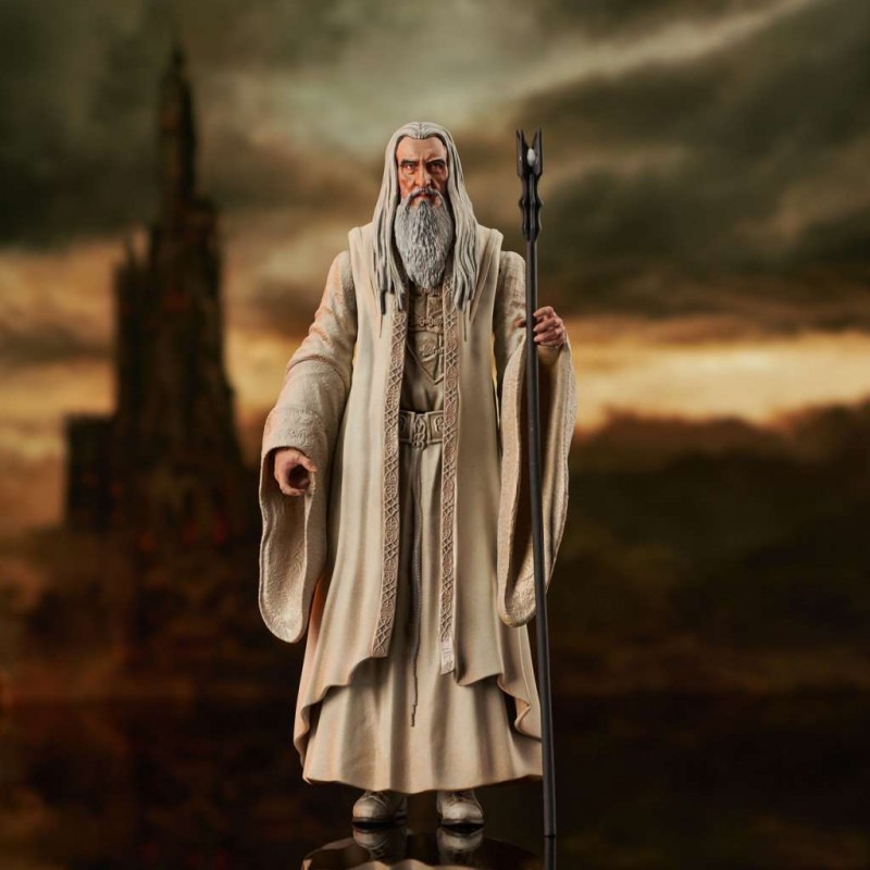 SARUMAN DELUXE ACTION FIG.14 & 19 CM THE LORD OF THE RINGS SERIES 6
