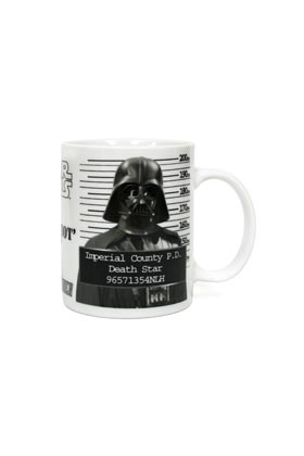 DARTH VADER FICHADO TAZA CERAMICA STAR WARS