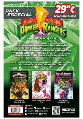 PACK ESPECIAL MIGHTY MORPHIN POWER RANGERS