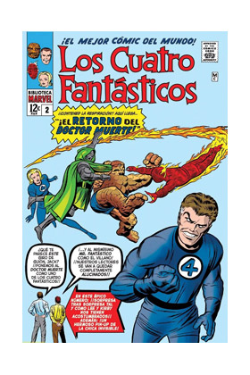 BIBLIOTECA MARVEL. LOS 4 FANTÁSTICOS 2. 1962-63. FANTASTIC FOUR 6-11 USA