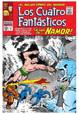 BIBLIOTECA MARVEL 27 LOS 4 FANTASTICOS 07 1965