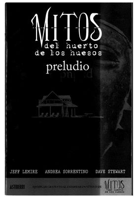 GRAPA PROMOCIONAL MITOS DEL HUERTO DE LOS HUESOS. PRELUDIO