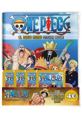 STARTER PACK ONE PIECE 2023 (STICKERS) (ALBUM + 4 SOBRES)