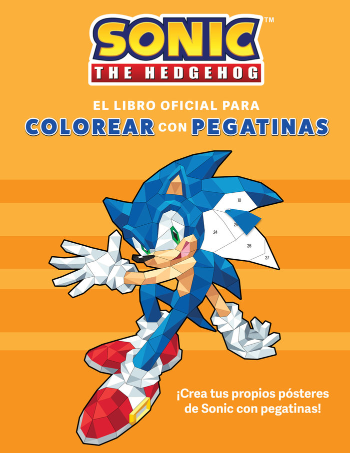SONIC THE HEDGEHOG EL LIBRO OFICIAL PARA COLOREAR