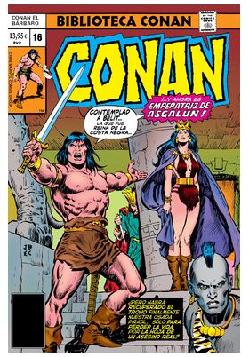 BIBLIOTECA CONAN. CONAN EL BARBARO 16  1978-79