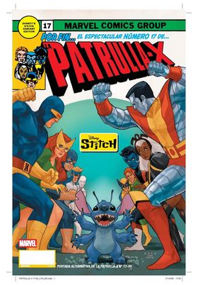 PATRULLA-X (PORTADA ALTERNATIVA DISNEY SITCH) 17