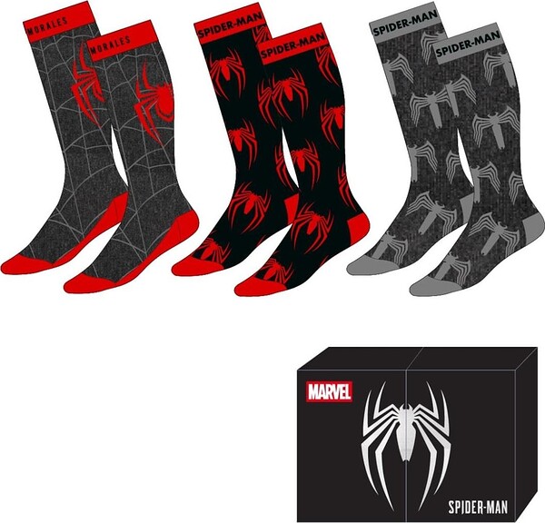 PACK 3 PARES CALCETINES MARVEL SPIDER-MAN