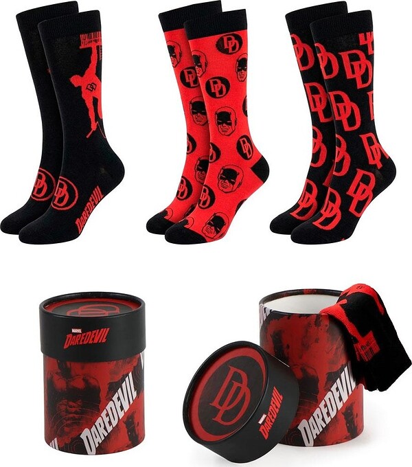 PACK 3 PARES CALCETINES MARVEL DAREDEVIL