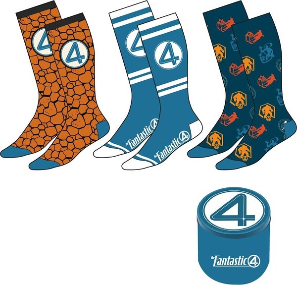 PACK 3 PARES CALCETINES MARVEL FASTANTIC FOUR