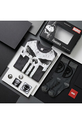 SET REGALO CON CAMISETA TALLA L MARVEL THE PUNISHE