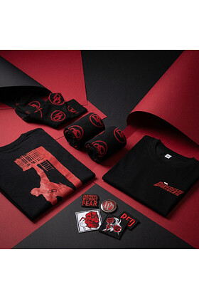 SET REGALO CON CAMISETA TALLA L MARVEL DAREDEVIL