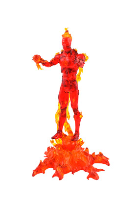 HUMAN TORCH (ANTORCHA HUMANA) FIGURA 18 CM ACTION