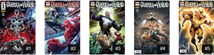 GUERRA DE VENENO 1-5 SERIE COMPLETA