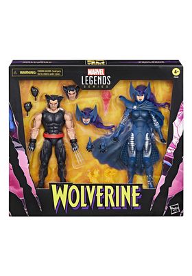 WOLVERINE & LADY PSYLOCKE SET 2 FIG. 15 CM X-MEN M