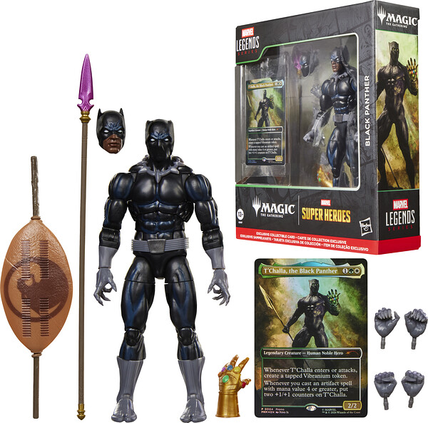 BLACK PANTHER FIGURA 15 CM MARVEL LEGENDS SERIES M
