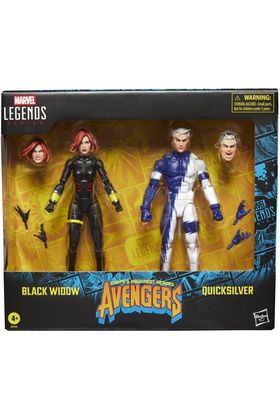 BLACK WIDOW & QUICKSILVER PACK 2 FIGURAS 15 CM AVE