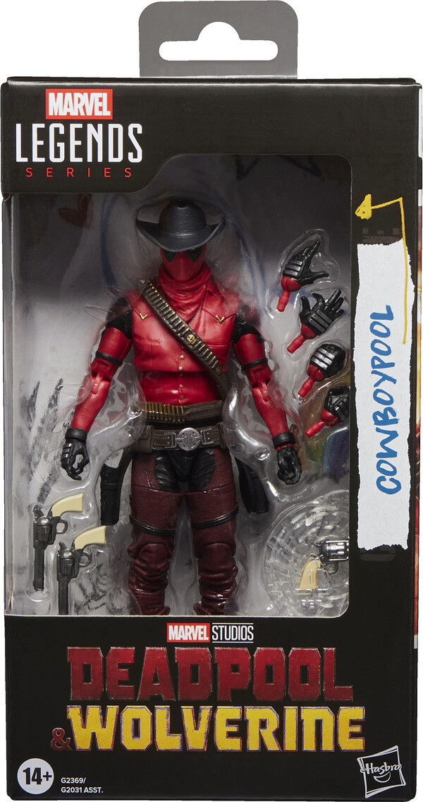 COWBOYPOOL FIGURA 15 CM DEADPOOL & WOLVERINE MARVE