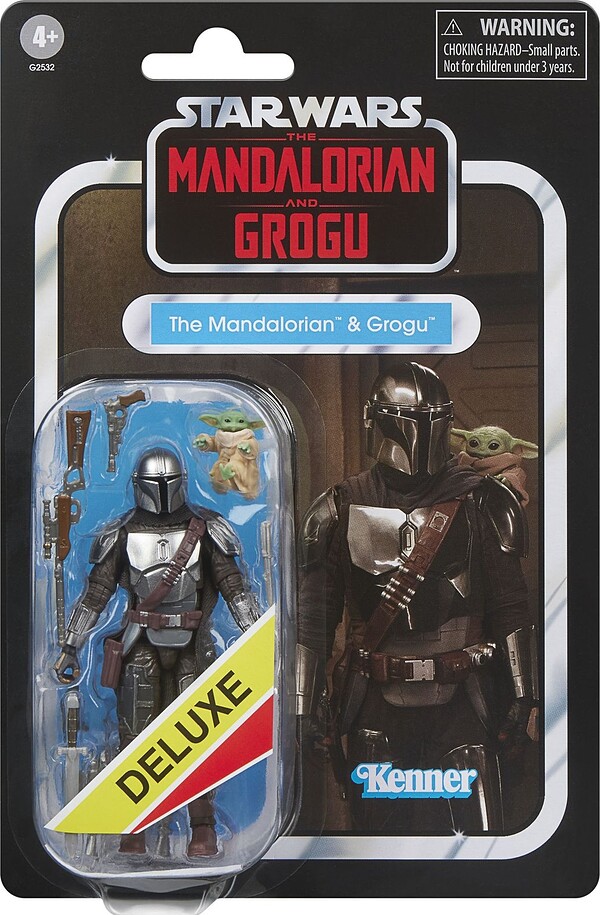 THE MANDALORIAN & GROGU FIGURAS DELUXE 9,5 CM & 2