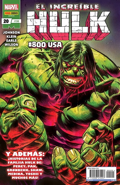EL INCREIBLE HULK 20 (150)