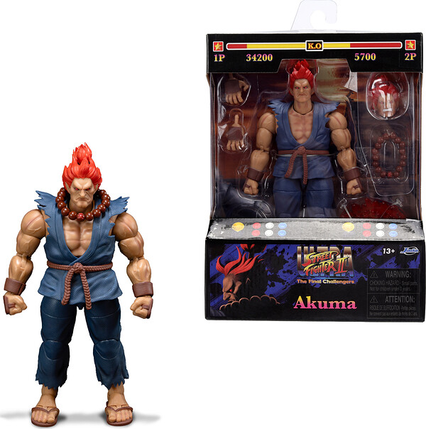 AKUMA FIGURA 17 CM ULTRA STREET FIGHTER II: THE FI