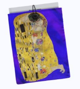 FUNDA ACOLCHADA PARA LIBROS NESO KLIMT 21*28 CM