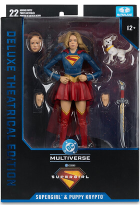 SUPERGIRL & PUPPY KRIPTO FIGURA 18 CM DC MULTIVERS