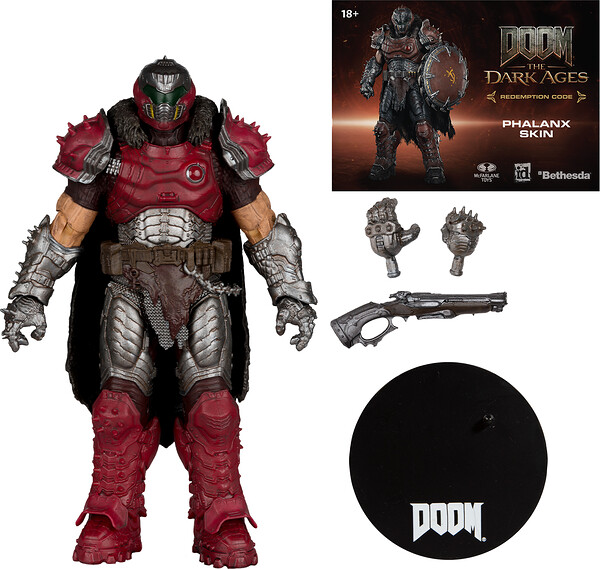DOOM SLAYER PHALANX SKIN FIGURA 18 CM DOOM THE DAR