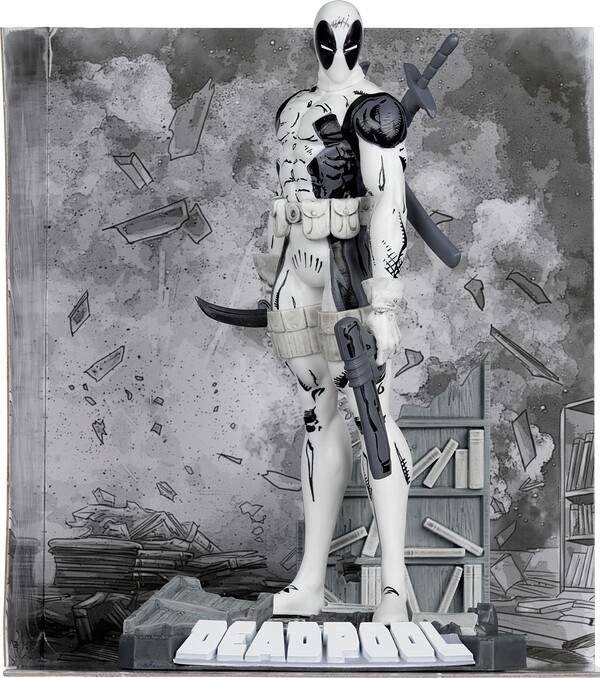 DEADPOOL FIGURA 25 CM MARVEL THE NEW MUTANTS GOLD