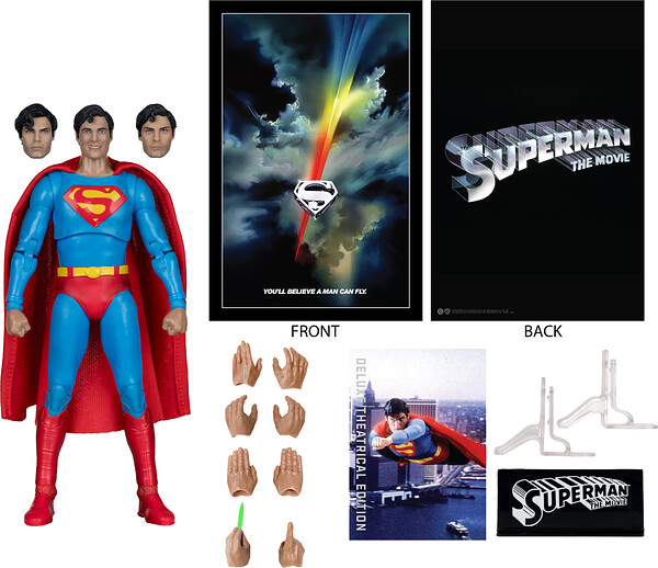 SUPERMAN 1978 FIGURA 19 CM SUPERMAN: THE MOVIE DC