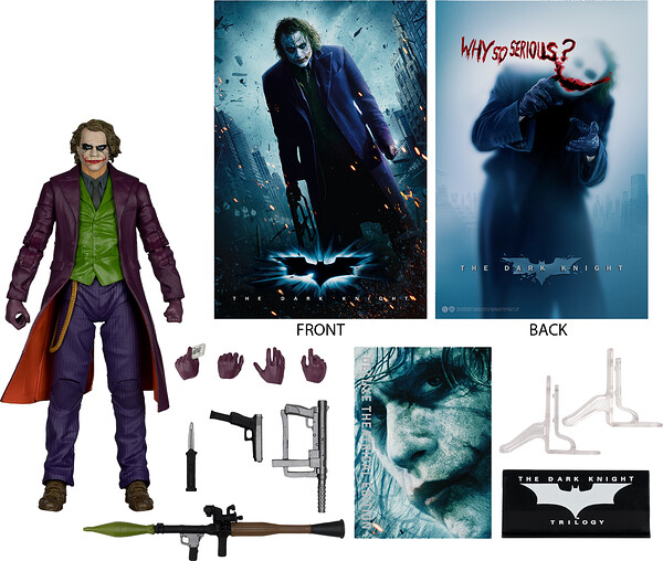 THE JOKER FIGURA 18 CM THE DARK KNIGHT DC MULTIVER