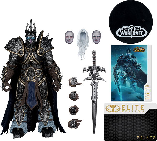 LICH KING FIGURA 22 CM WORLD OF WARCRAFT ELITE EDI