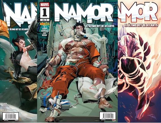 NAMOR EL ULTIMO REY DE ATLANTIS 1-3 SERIE COMPLETA