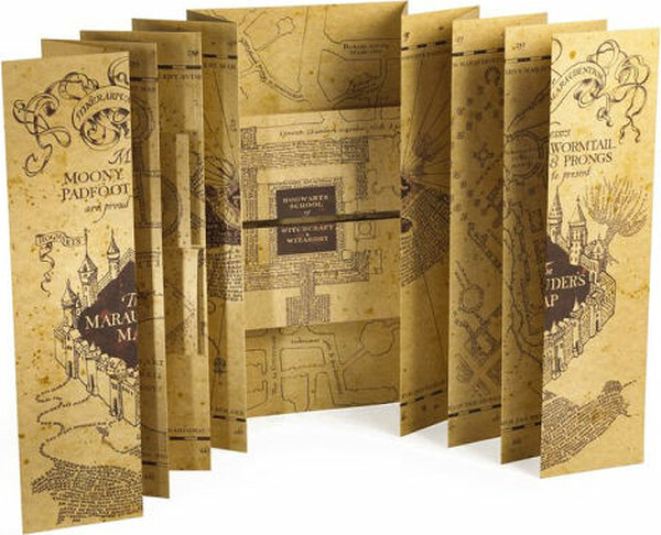 MAPA DEL MERODEADOR 40 X 180 CM, HARRY POTTER