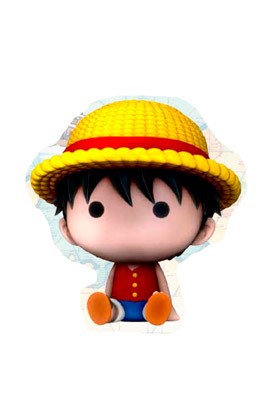 LUFFY CHIBI HUCHA 16 CM PVC ONE PIECE