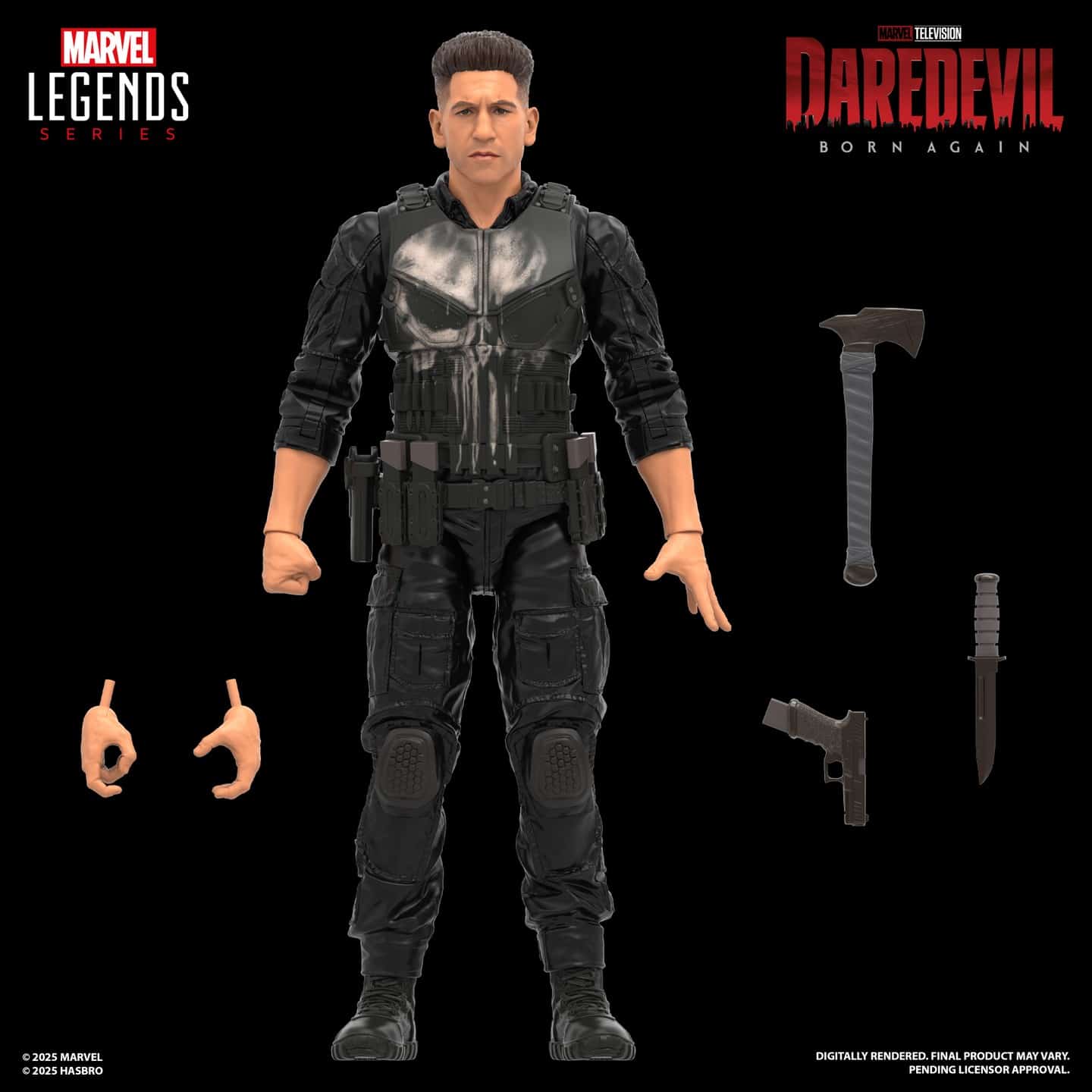 PUNISHER FIGURA 15 CM DAREDEVIL BORN AGAIN MARVEL