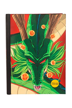 LIBRETA CON LUZ SHENRON DRAGON BALL Z