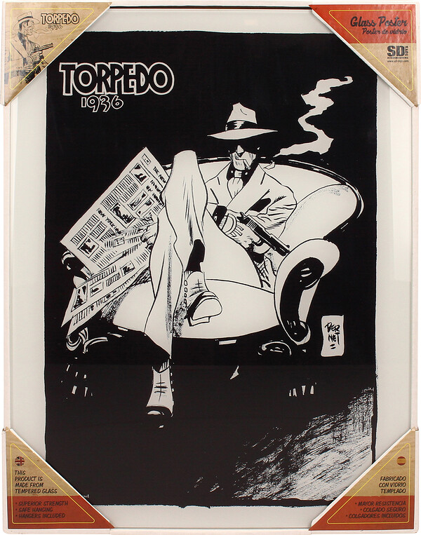 TORPEDO SILLON POSTER DE VIDRIO TORPEDO 30x40 CM