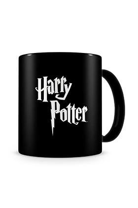 LOGO HARRY POTTER TAZA NEGRA Y BLANCA CERAMICA HAR