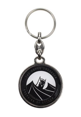 LLAVERO REDONDO METAL THE CAPED CRUSADER BATMAN UN