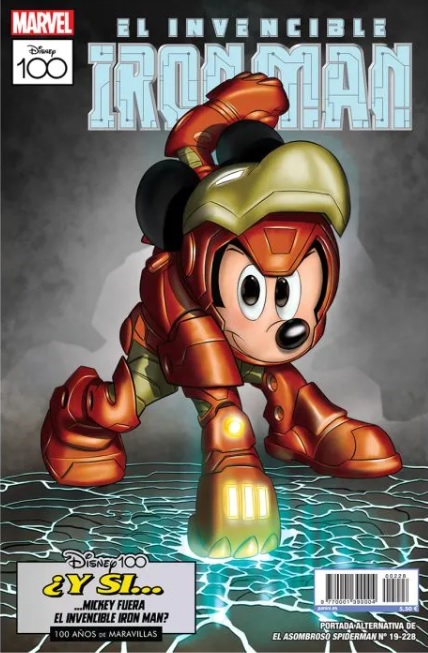 EL ASOMBROSO SPIDERMAN 19 (PORTADA ALTERNATIVA DISNEY 100 - EL INVENCIBLE IRONMA