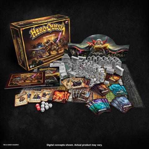 HEROQUEST BASICO JUEGO TABLERO HASBRO GAMING F2847