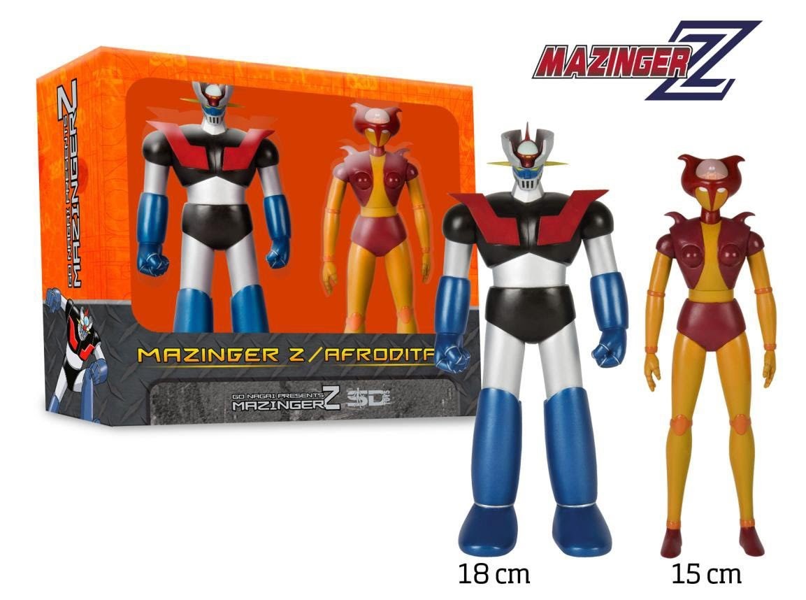 MAZINGER Z Y AFRODITA SET DE DOS FIGURAS 18 CM MAZ