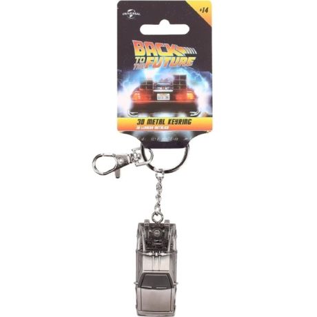 DELOREAN LLAVERO 3D METAL REGRESO AL FUTURO