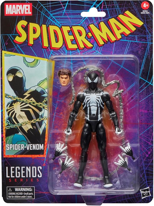 SPIDER-VENOM FIGURA 15 CM SPIDER-MAN MARVEL LEGENDS SERIES