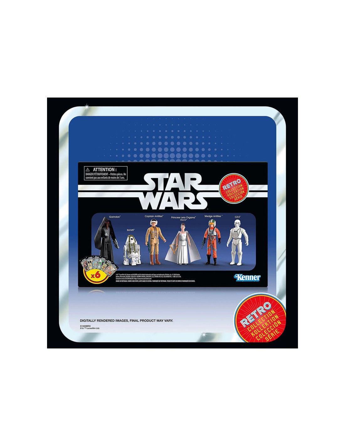 STAR WARS: A NEW HOPE PACK 6 FIGURAS 9,5 CM STAR W